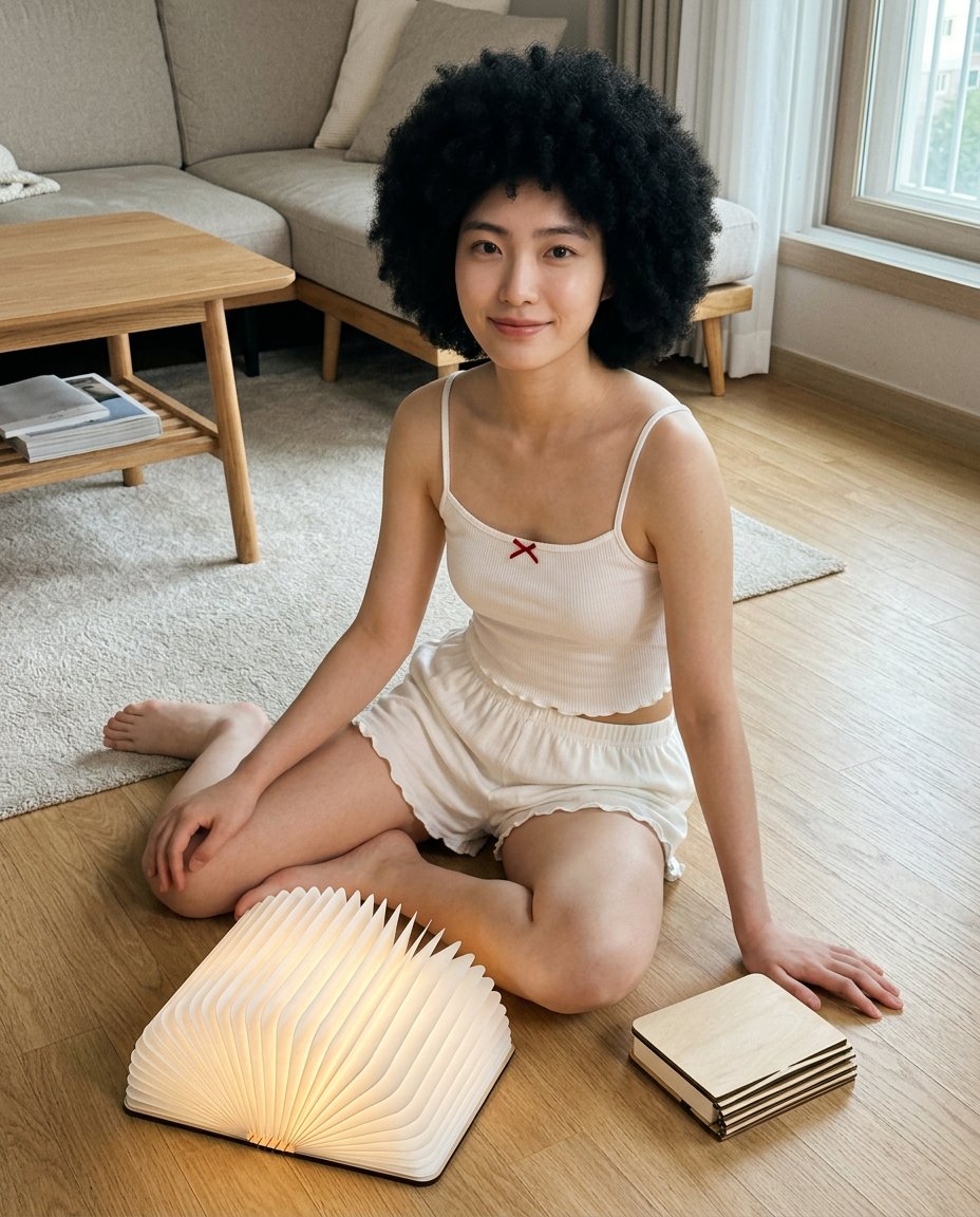 in2 home LED原木折疊創意書燈生活場景:充電書燈能用多久?一次充飽實測