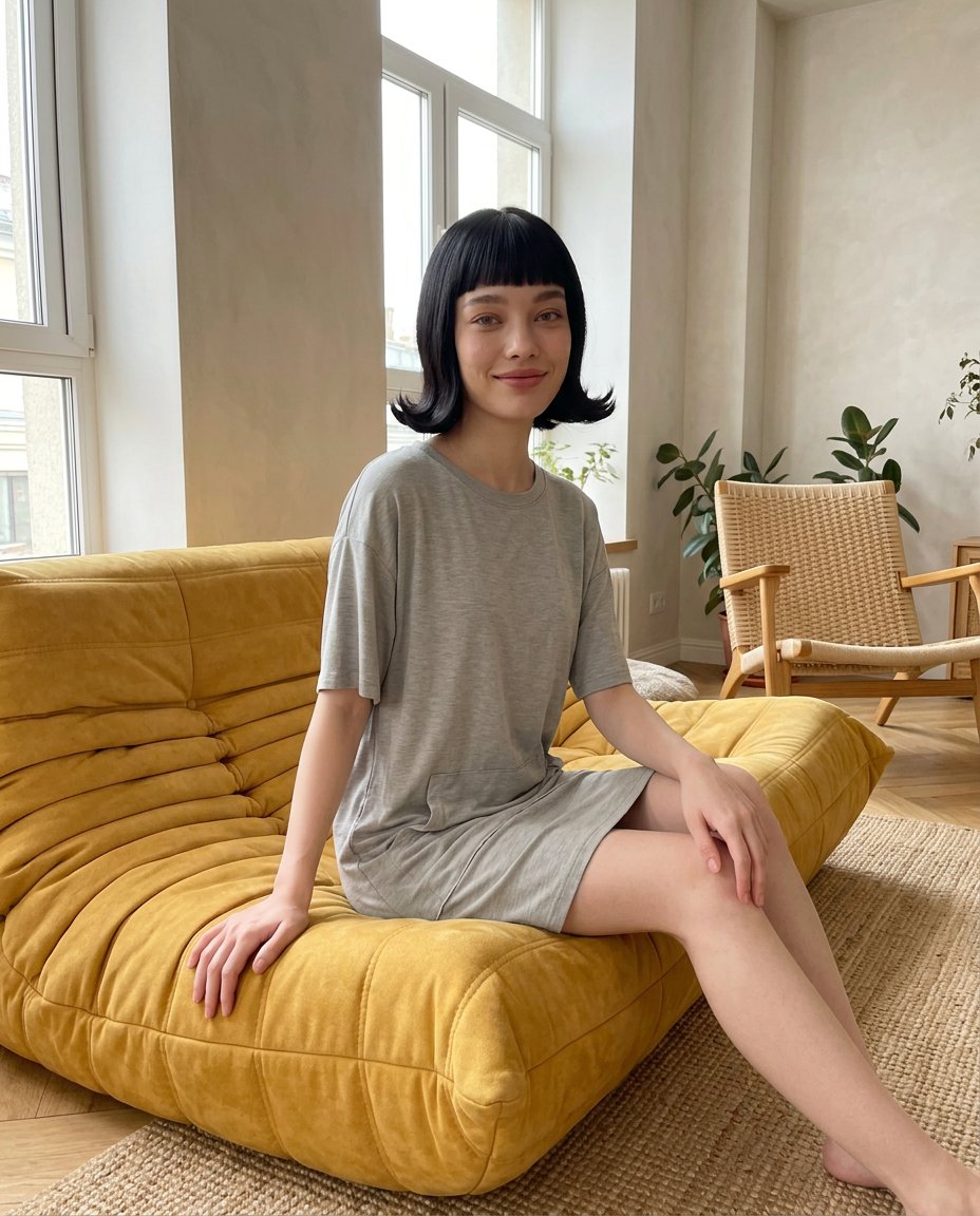 in2 home 毛毛蟲 三人生活場景:三人沙發硬擠四個人,坐得下嗎
