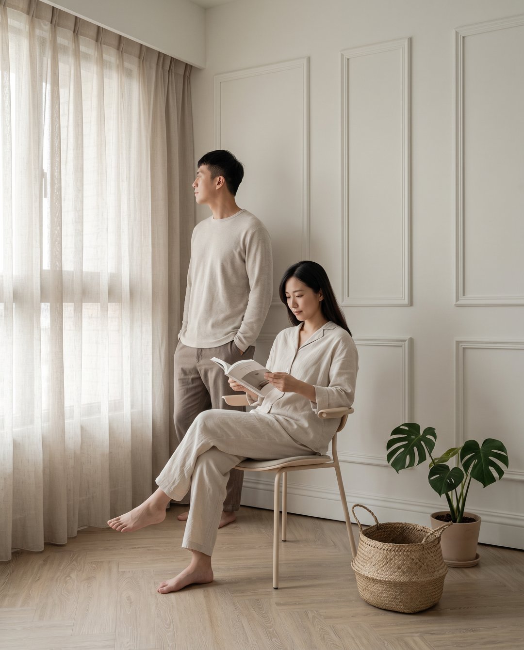 in2 home 杏仁椅生活場景:角落單椅