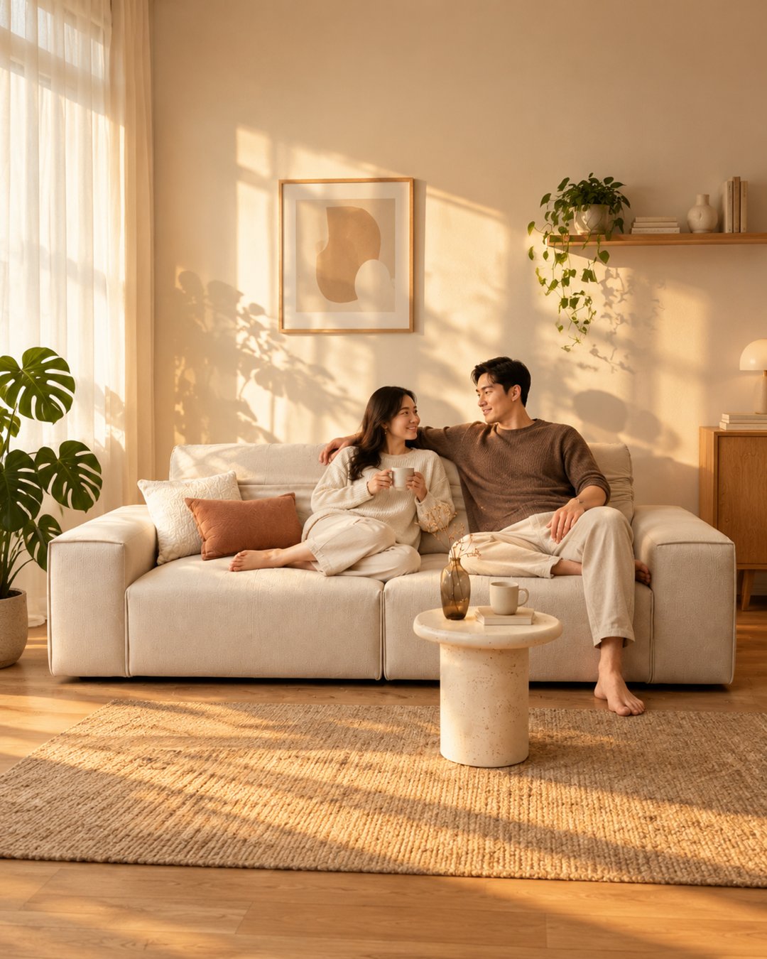 in2 home 小羊沙發生活場景:沙發陪你幾年